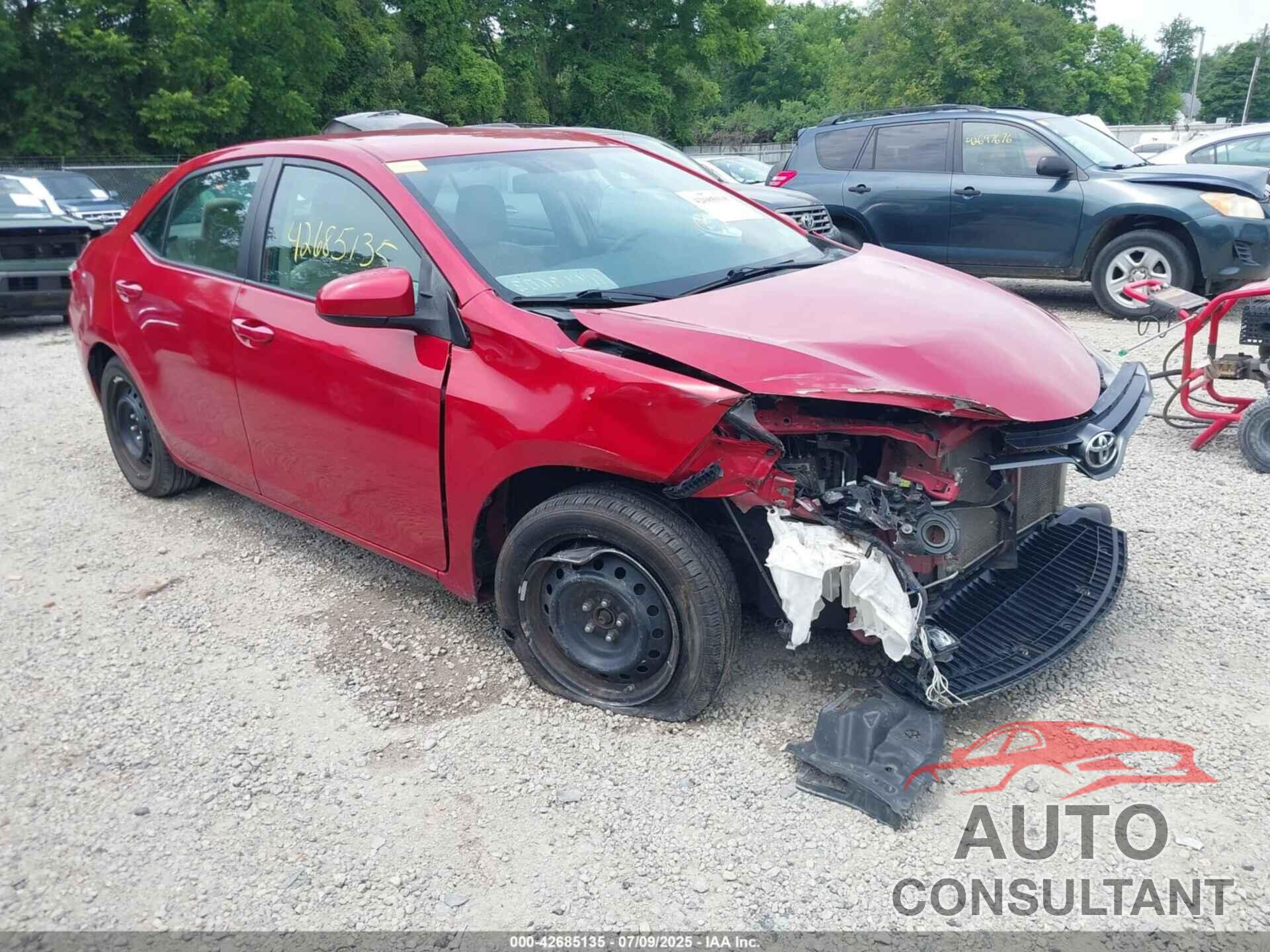 TOYOTA COROLLA 2016 - 5YFBURHE7GP492964