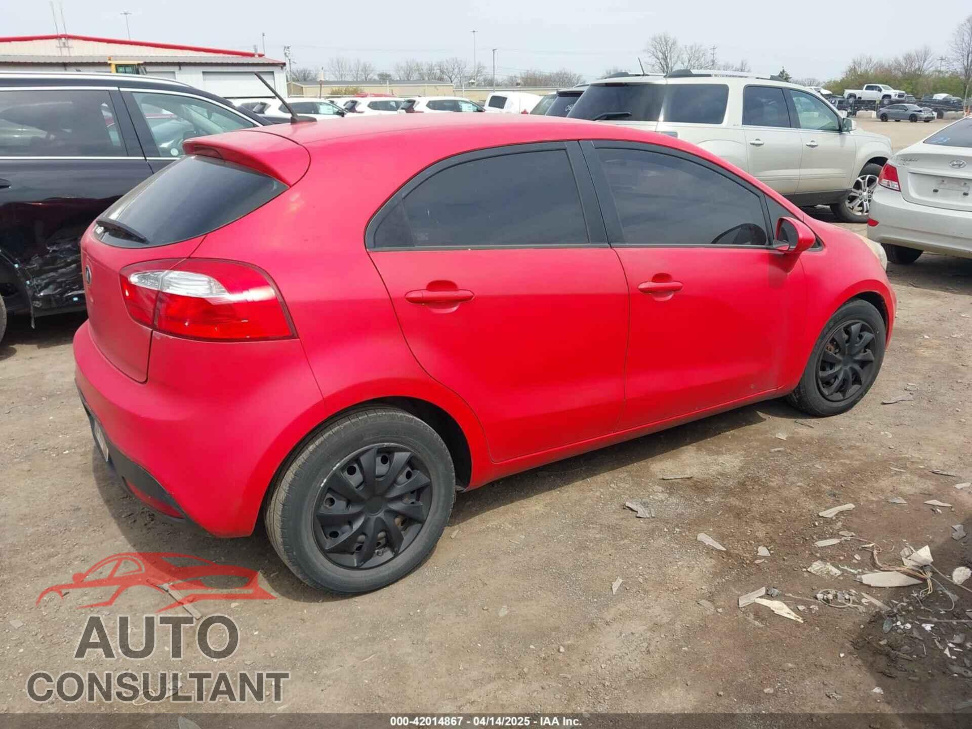 KIA RIO 2013 - KNADM5A32D6126632