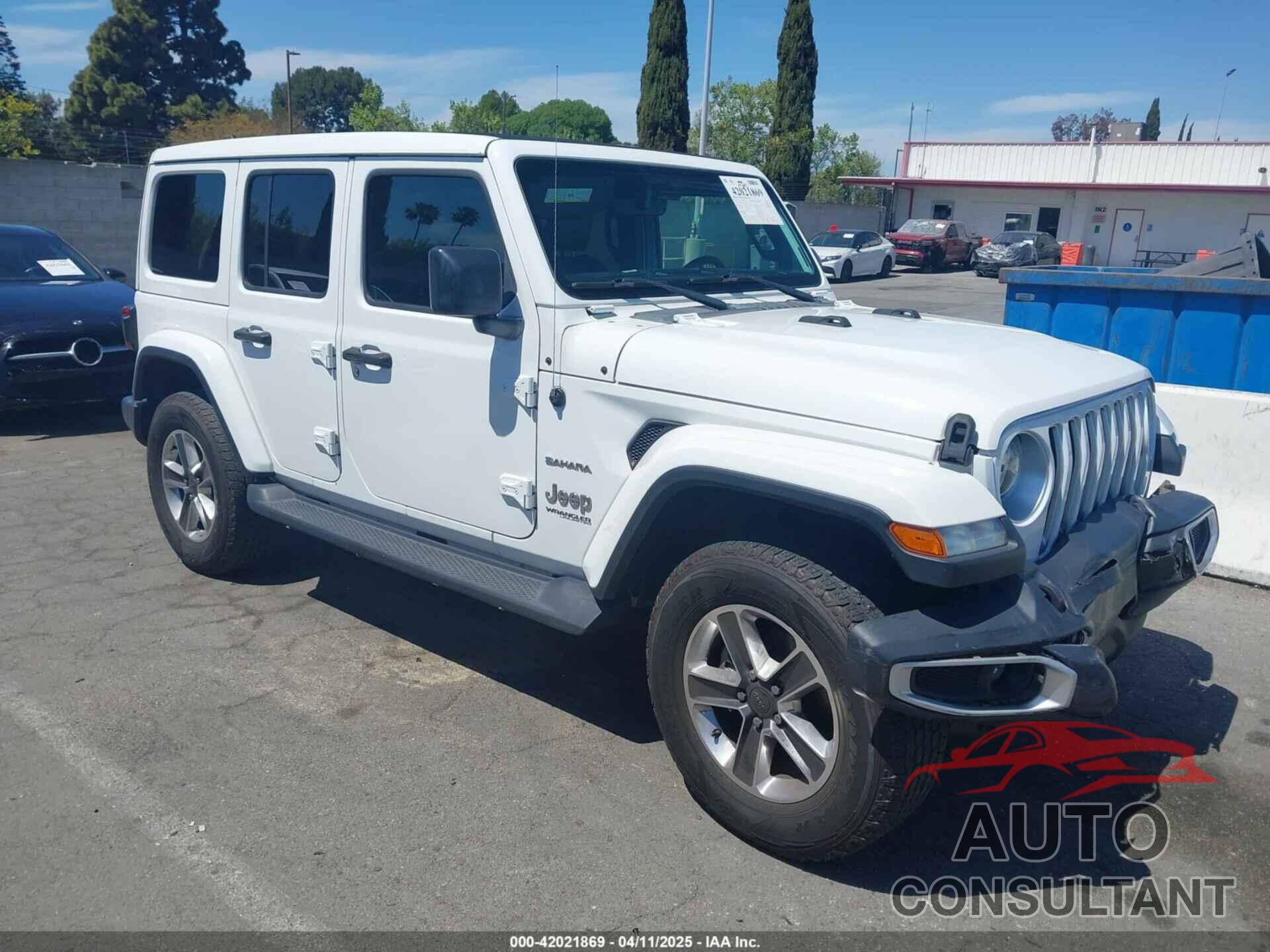 JEEP WRANGLER UNLIMITED 2019 - 1C4HJXENXKW684942