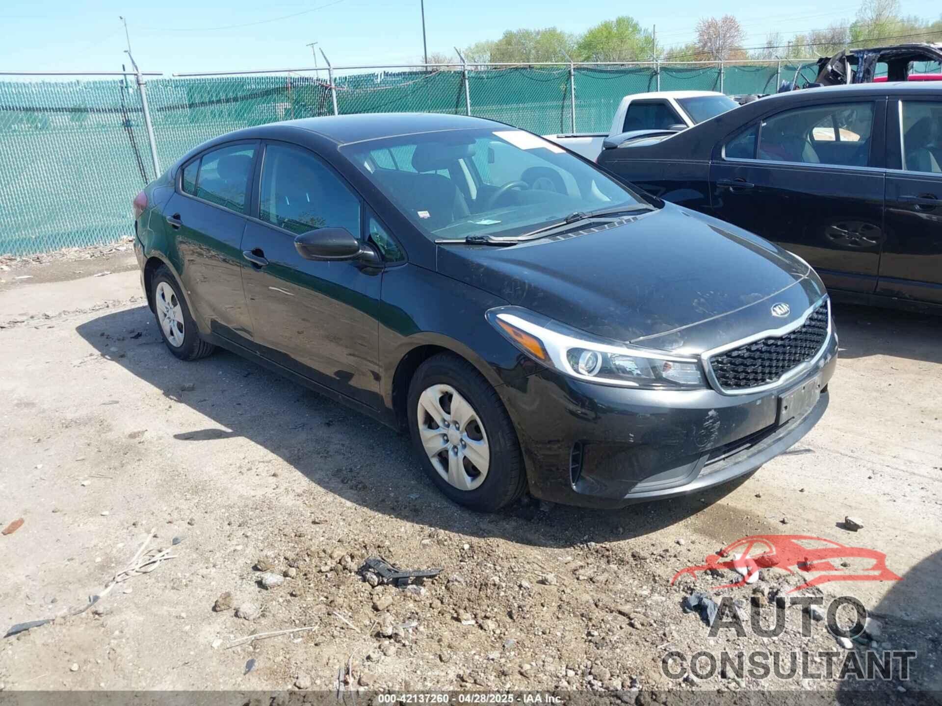 KIA FORTE 2017 - 3KPFL4A75HE076322