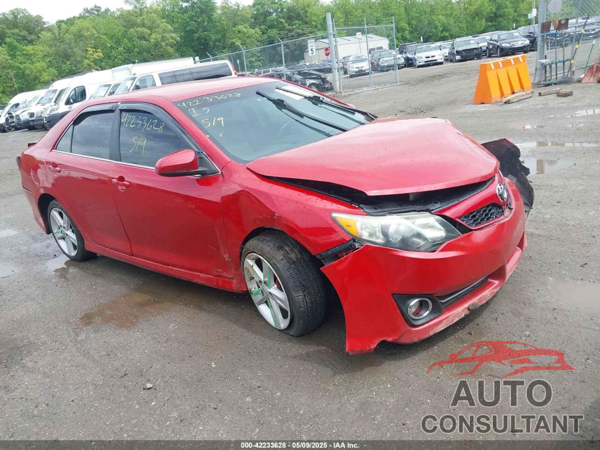 TOYOTA CAMRY 2012 - 4T1BF1FK5CU611639