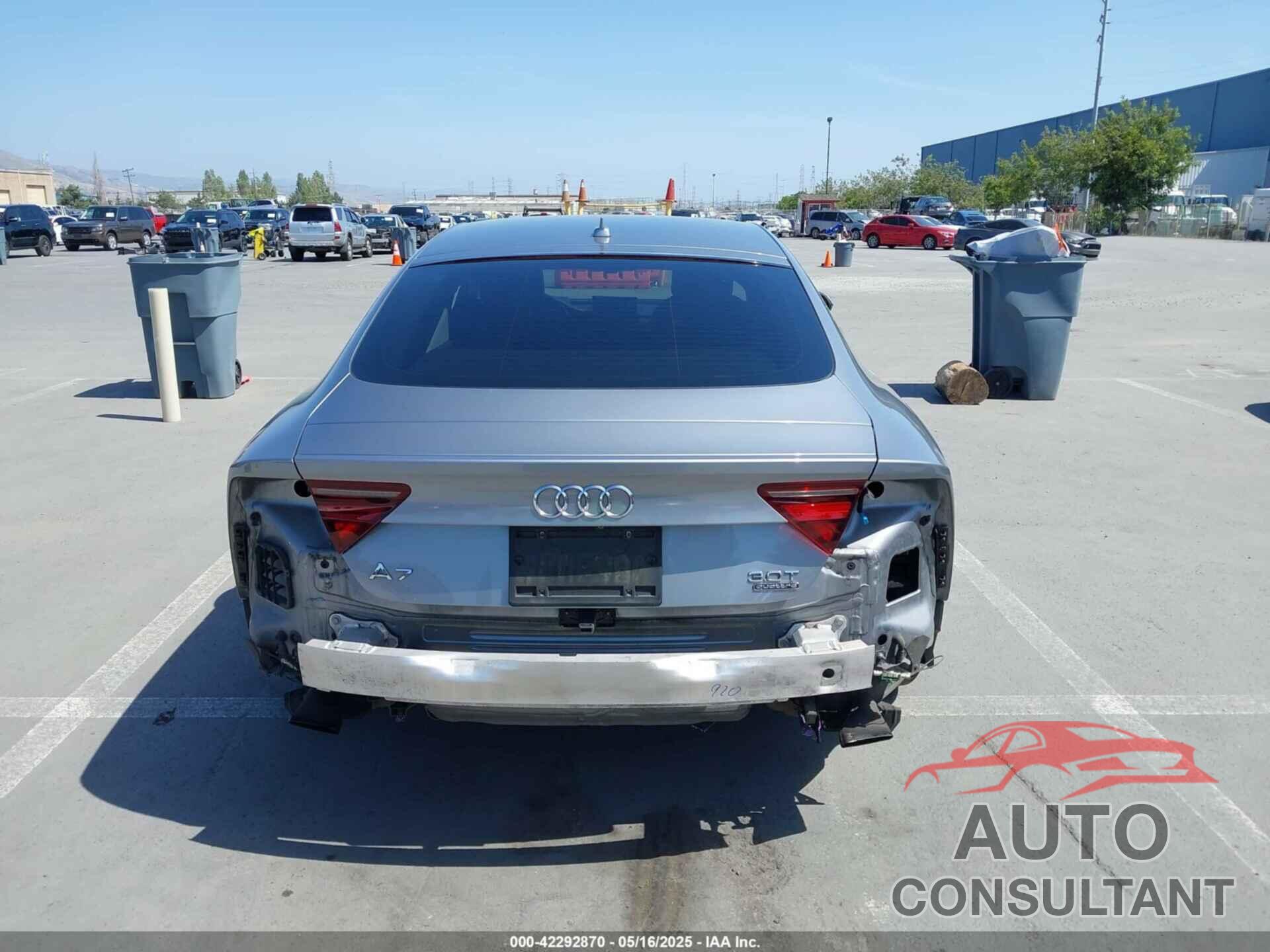 AUDI A7 2016 - WAU2GAFC3GN002153