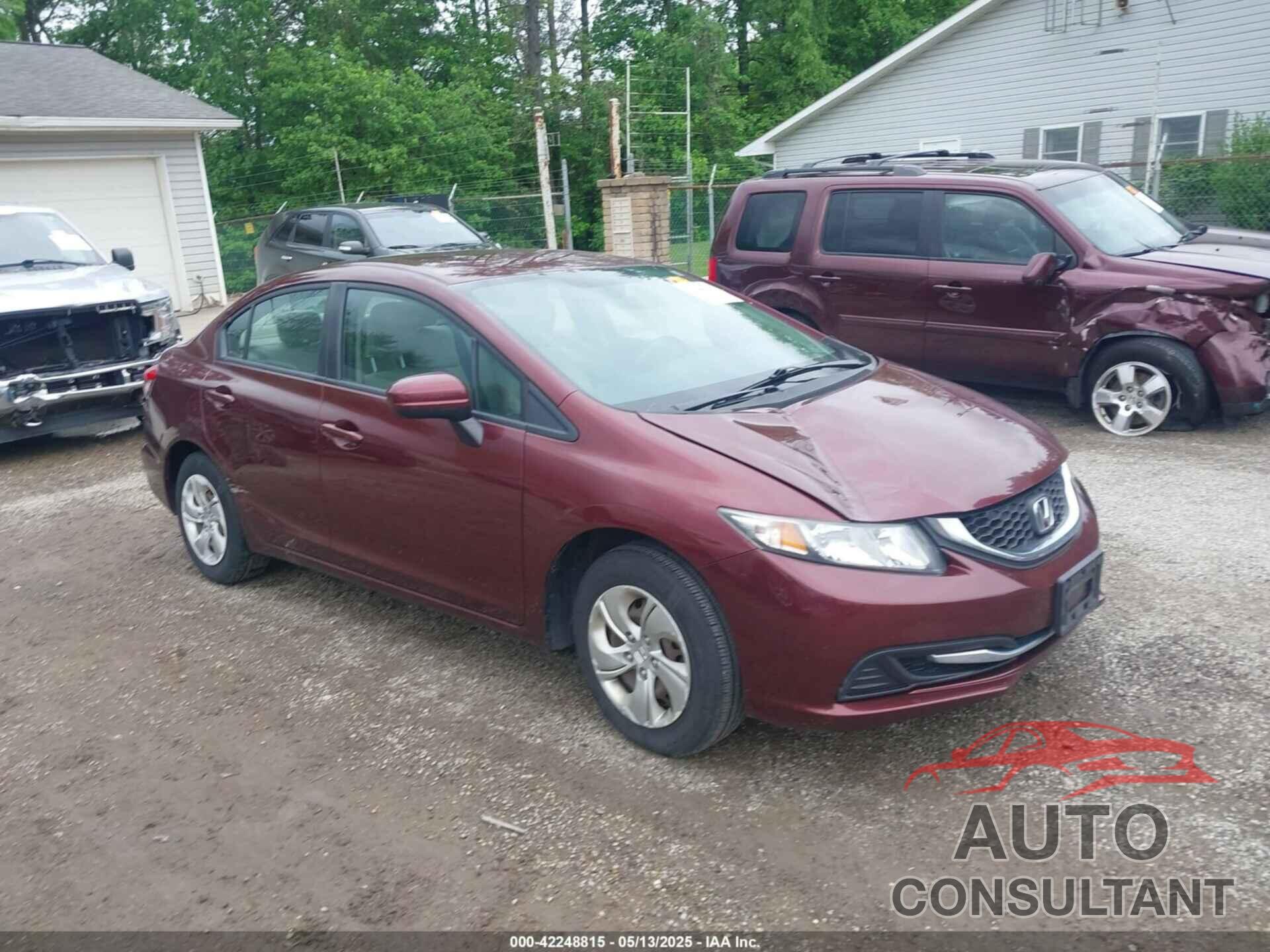 HONDA CIVIC 2014 - 19XFB2F50EE083785