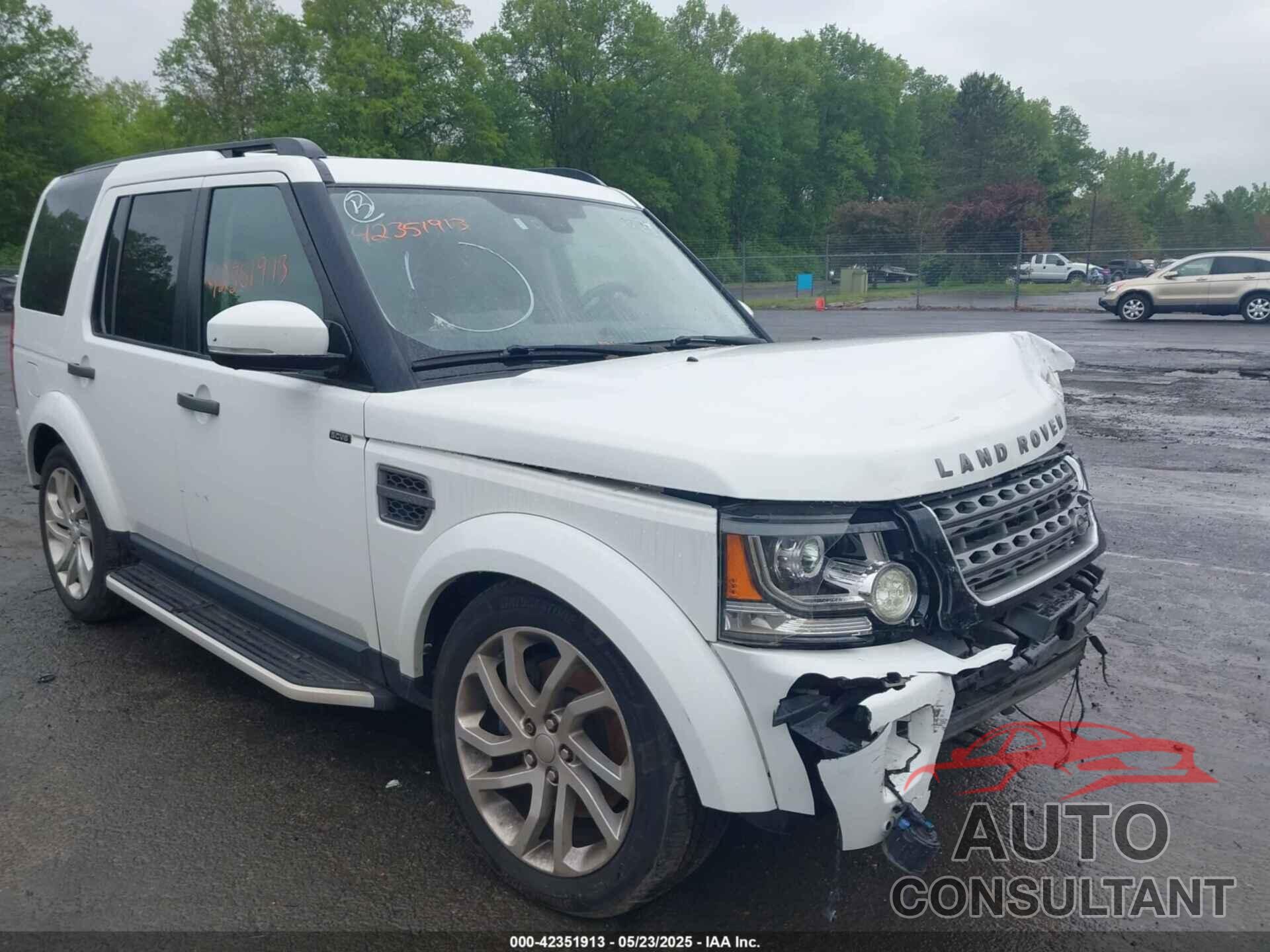 LAND ROVER LR4 2016 - SALAG2V65GA827367