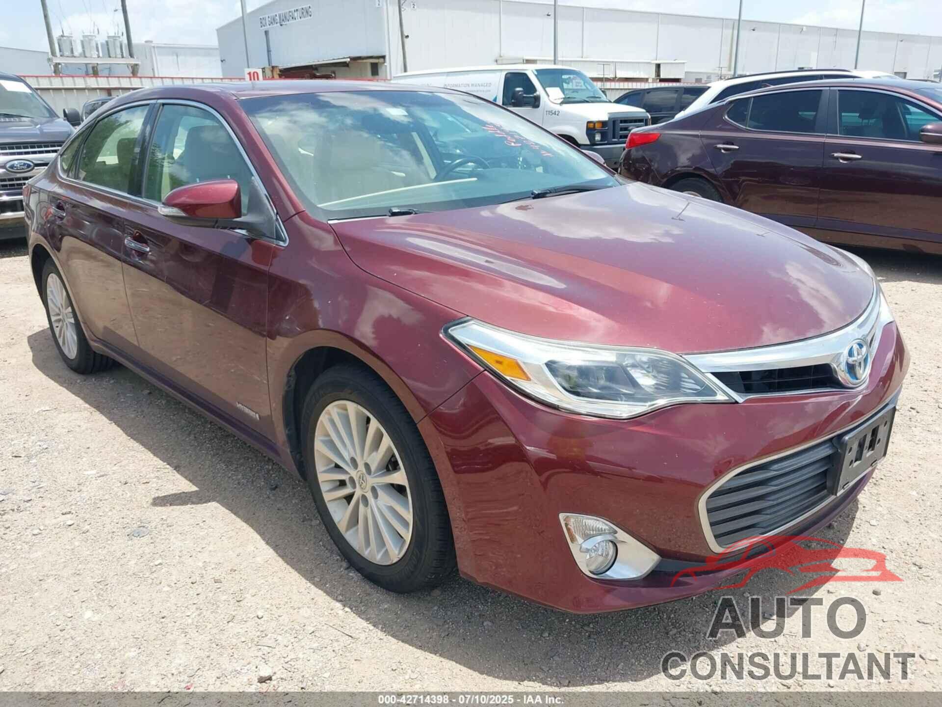 TOYOTA AVALON 2014 - 4T1BD1EB8EU034051