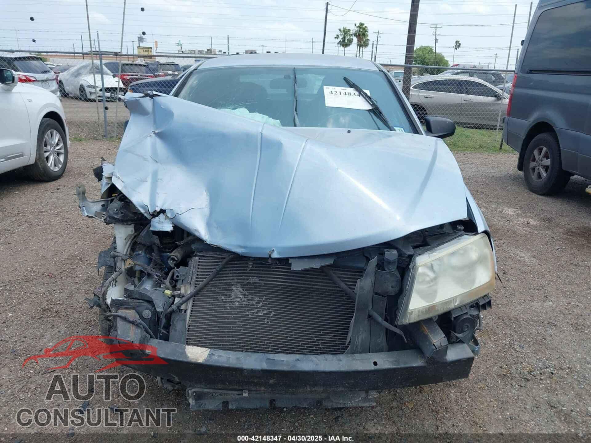 DODGE AVENGER 2013 - 1C3CDZAB9DN700537