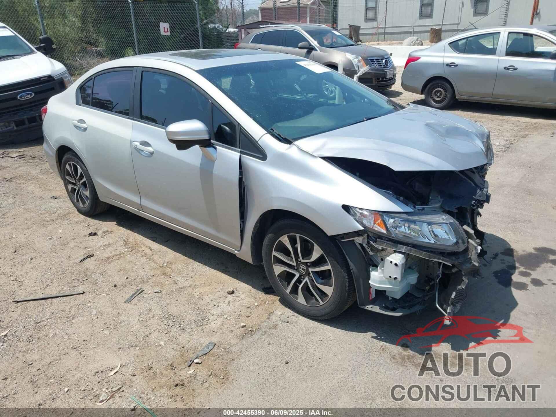 HONDA CIVIC 2014 - 19XFB2F82EE207016