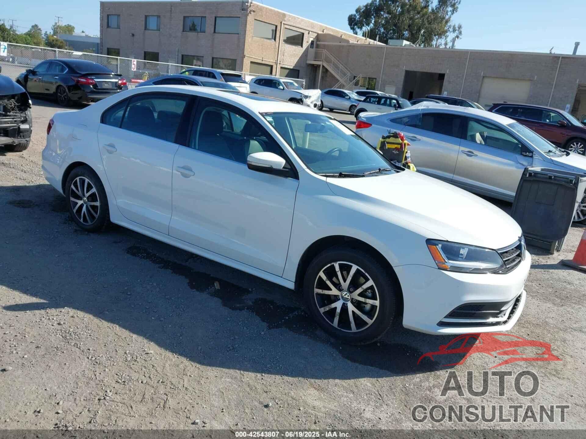 VOLKSWAGEN JETTA 2017 - 3VWDB7AJ9HM384202