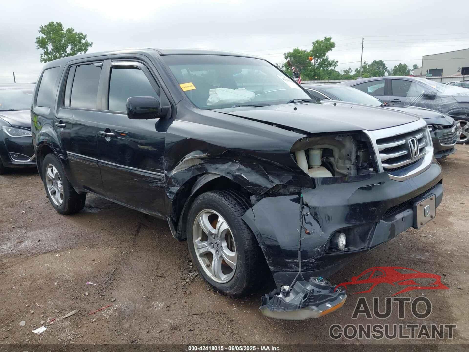 HONDA PILOT 2012 - 5FNYF4H49CB046240