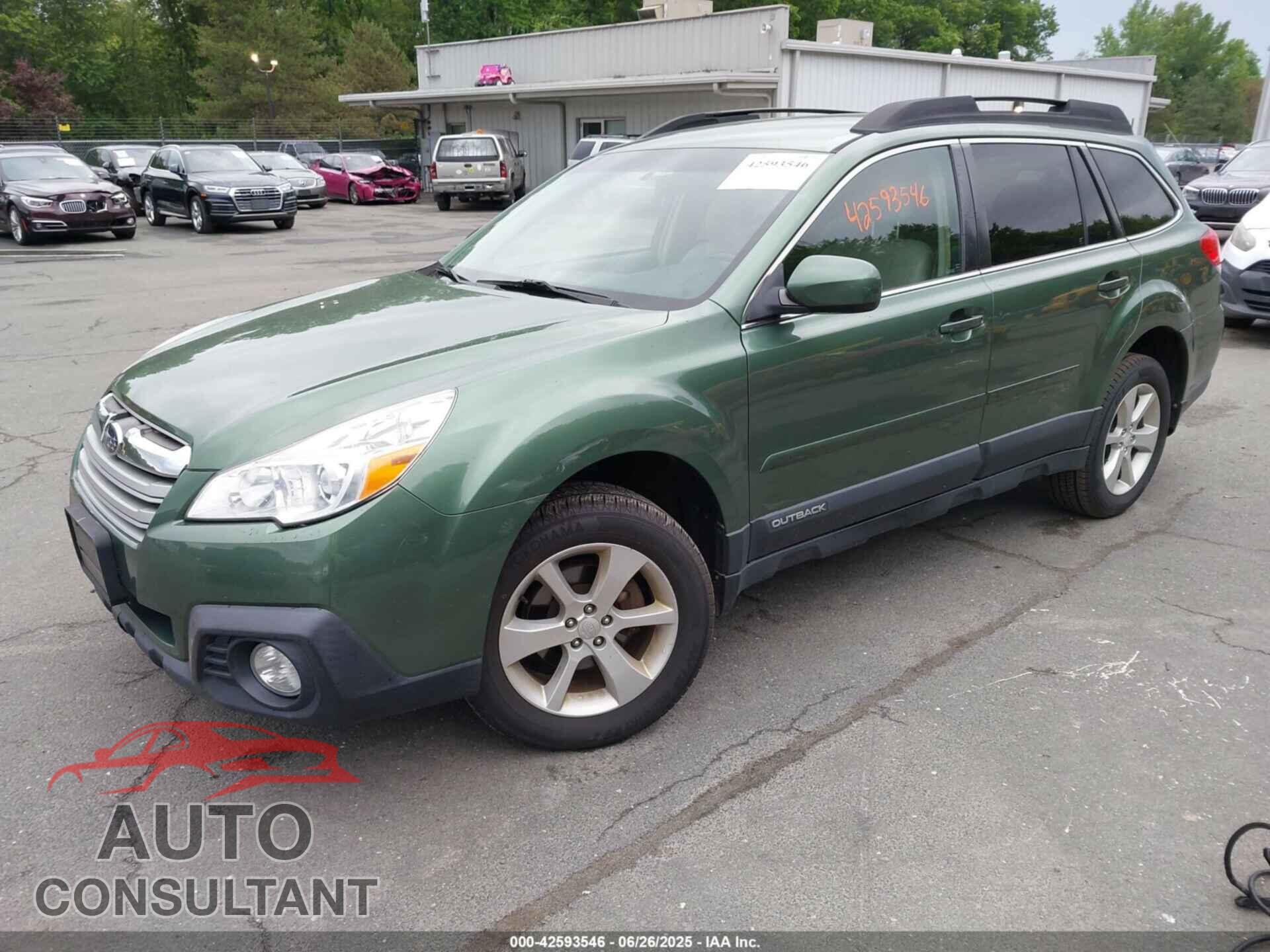 SUBARU OUTBACK 2013 - 4S4BRBCC7D1314238