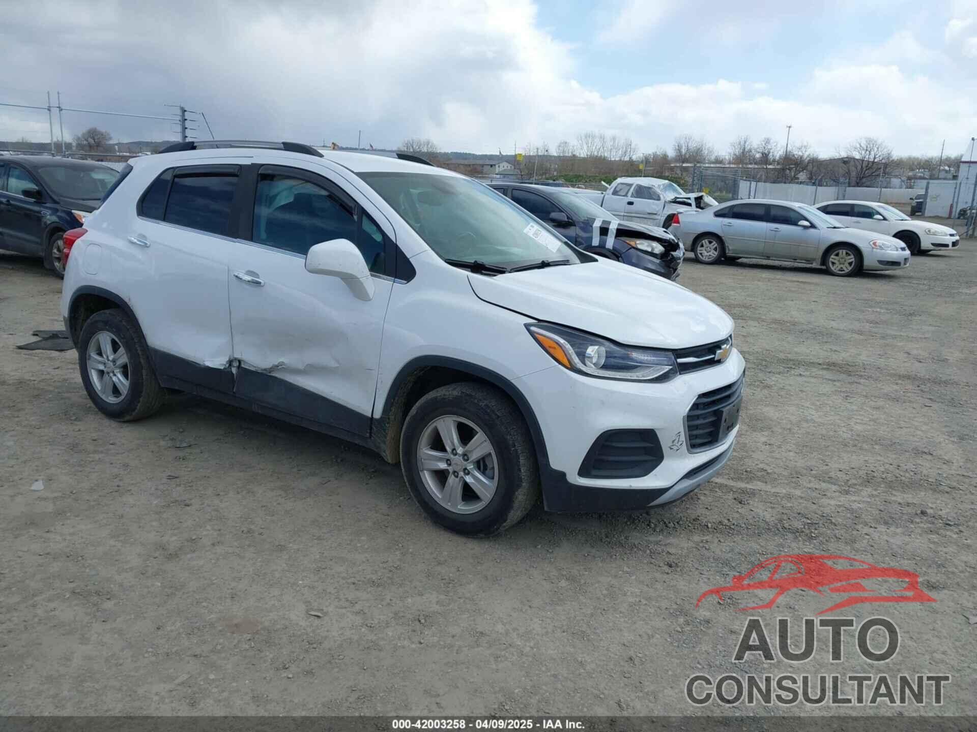 CHEVROLET TRAX 2019 - KL7CJPSB4KB840871
