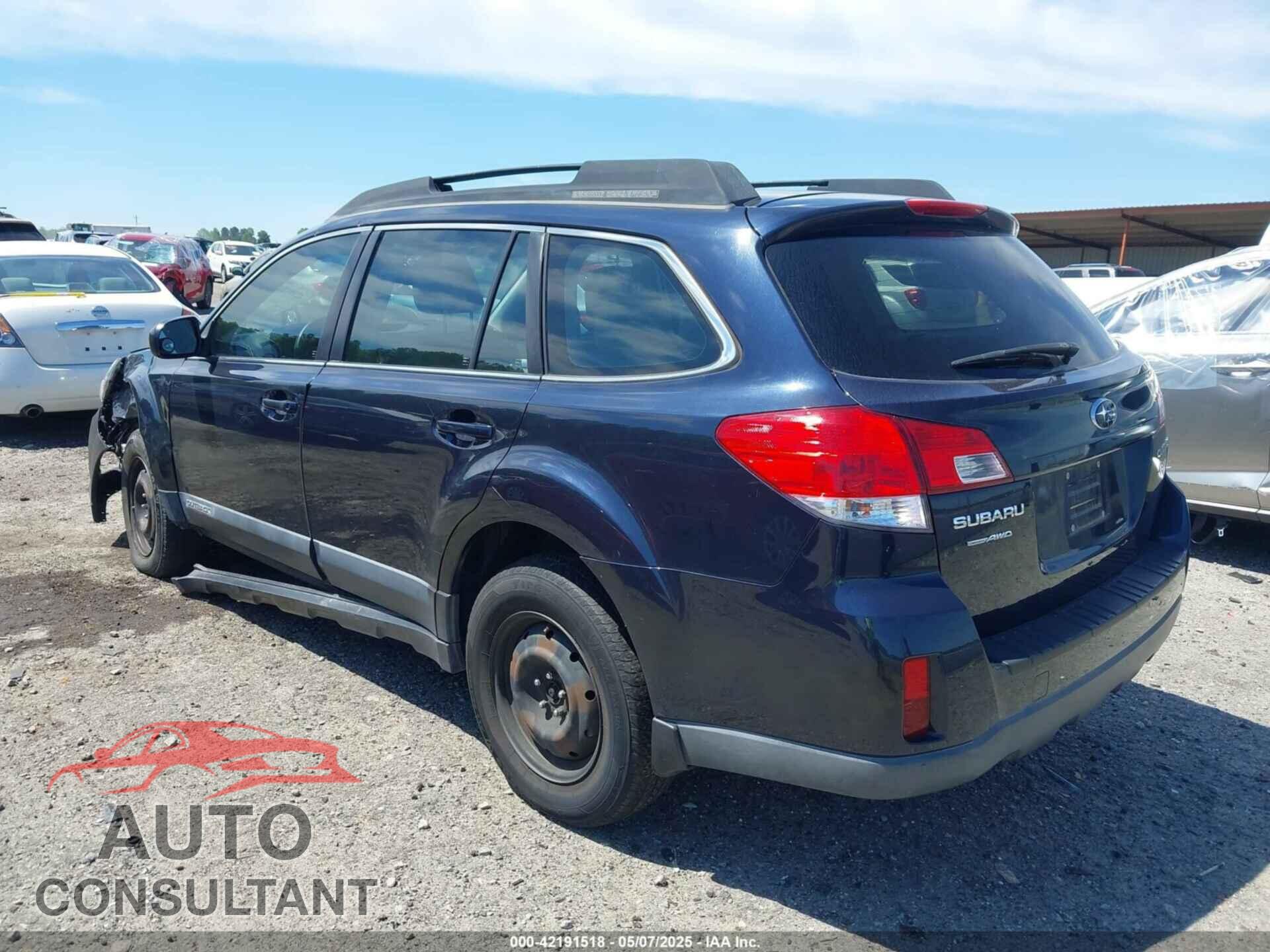 SUBARU OUTBACK 2012 - 4S4BRCAC1C3258986