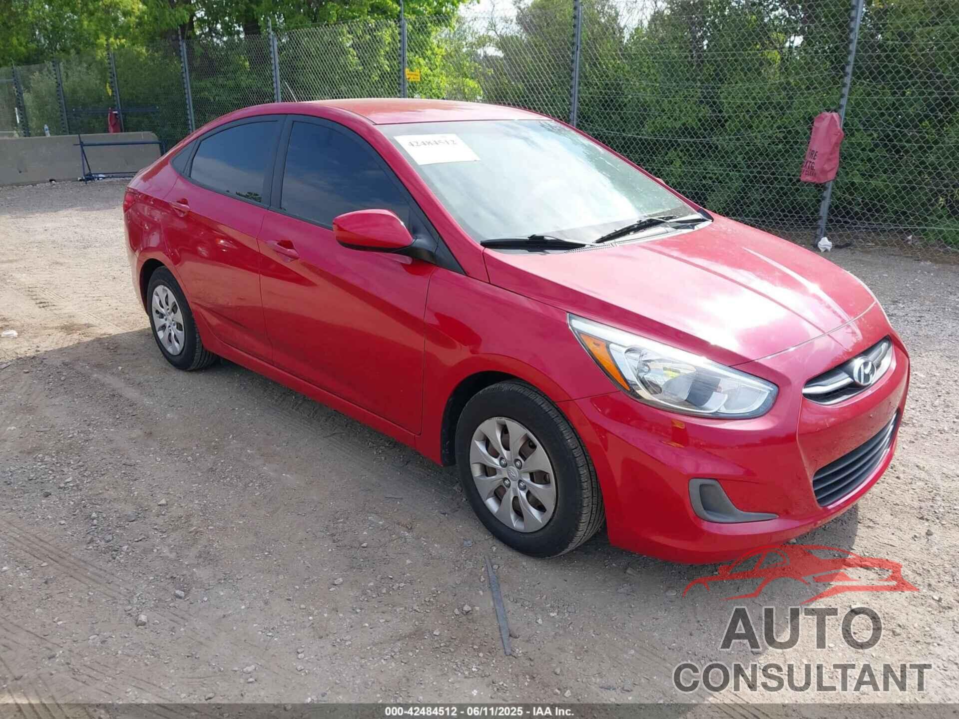HYUNDAI ACCENT 2016 - KMHCT4AE2GU012042