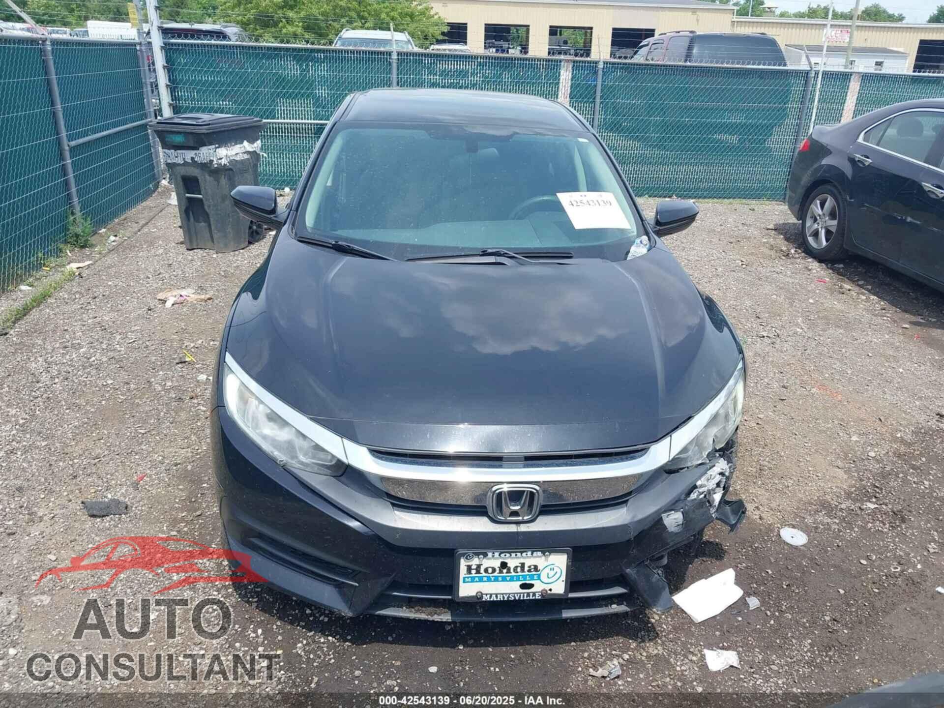 HONDA CIVIC 2017 - 19XFC2F55HE049732