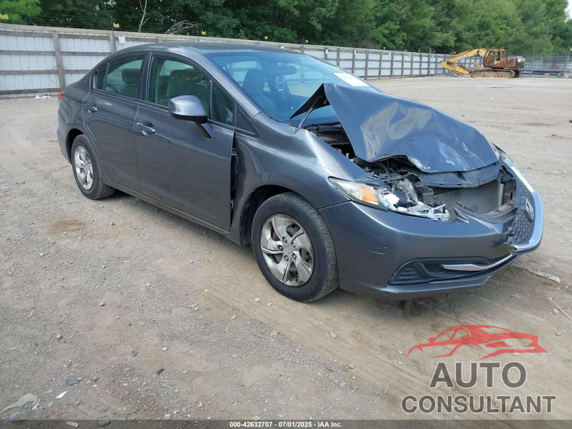 HONDA CIVIC 2013 - 19XFB2F53DE010022