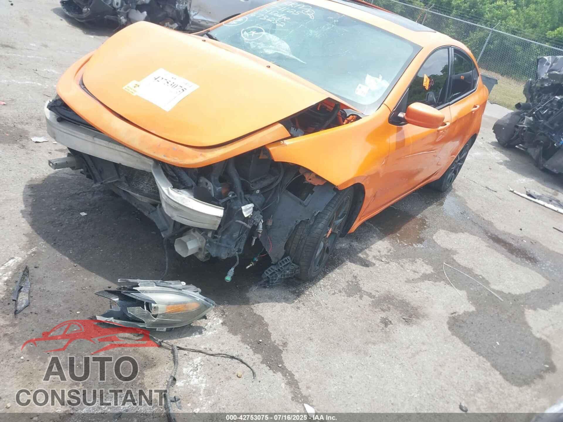 DODGE DART 2014 - 1C3CDFBB4ED673252
