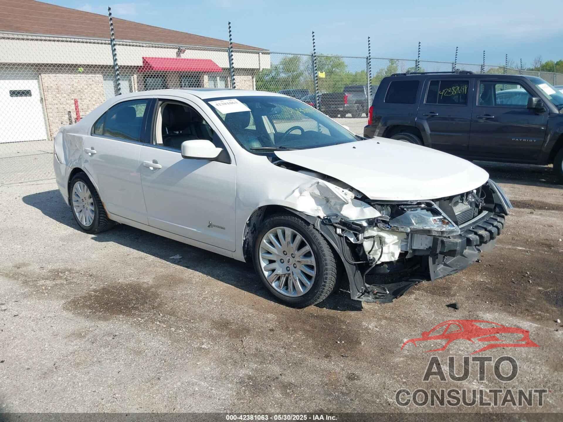 FORD FUSION HYBRID 2012 - 3FADP0L38CR255511