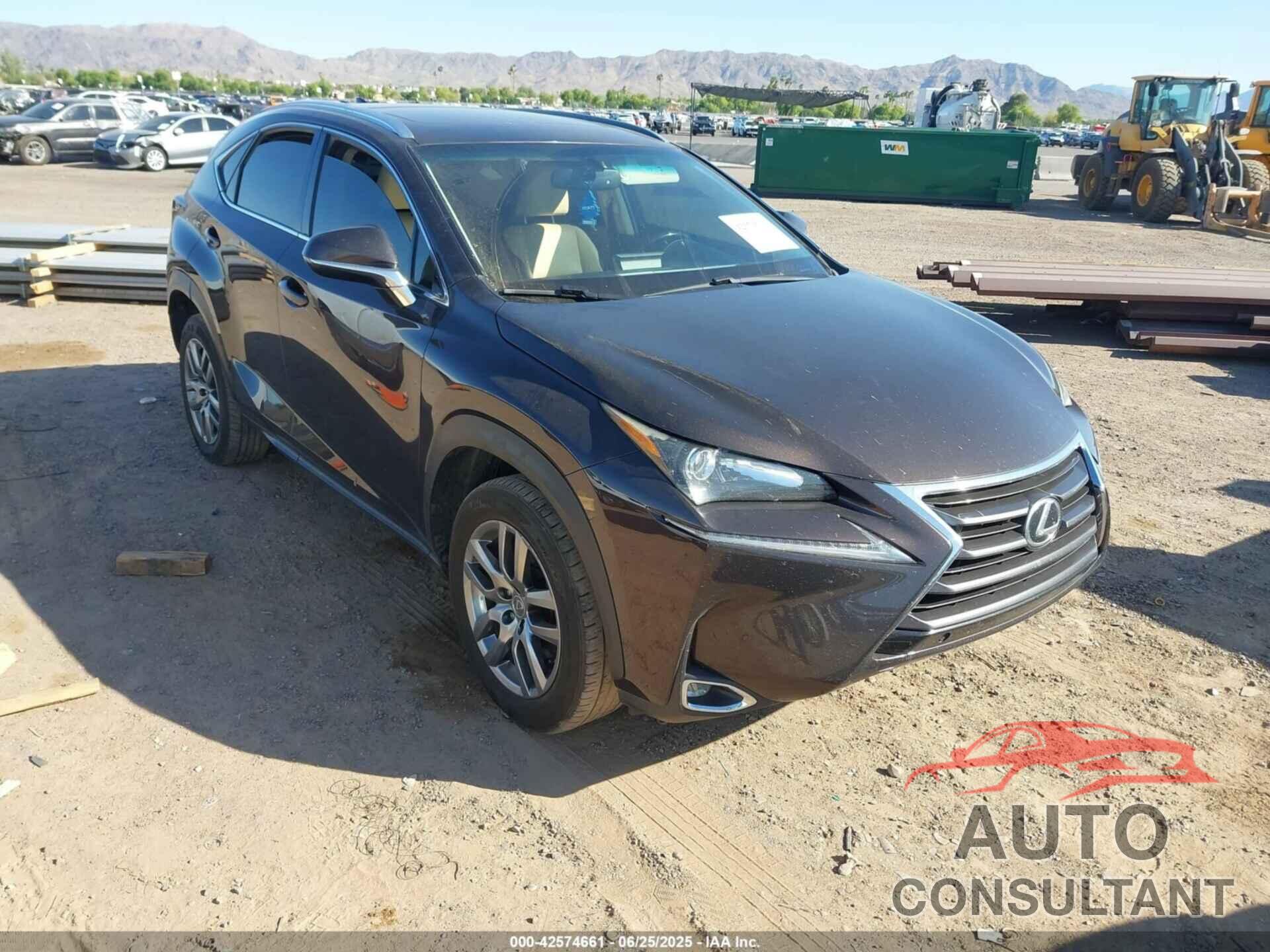 LEXUS NX 200T 2015 - JTJYARBZ2F2005520