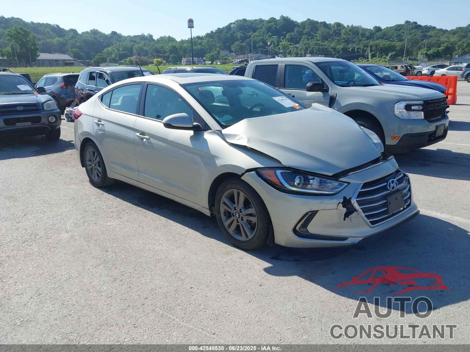 HYUNDAI ELANTRA 2017 - 5NPD84LFXHH173766