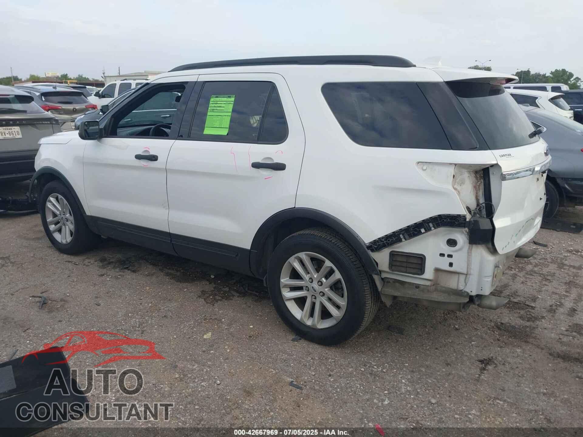 FORD EXPLORER 2017 - 1FM5K7B82HGB45146