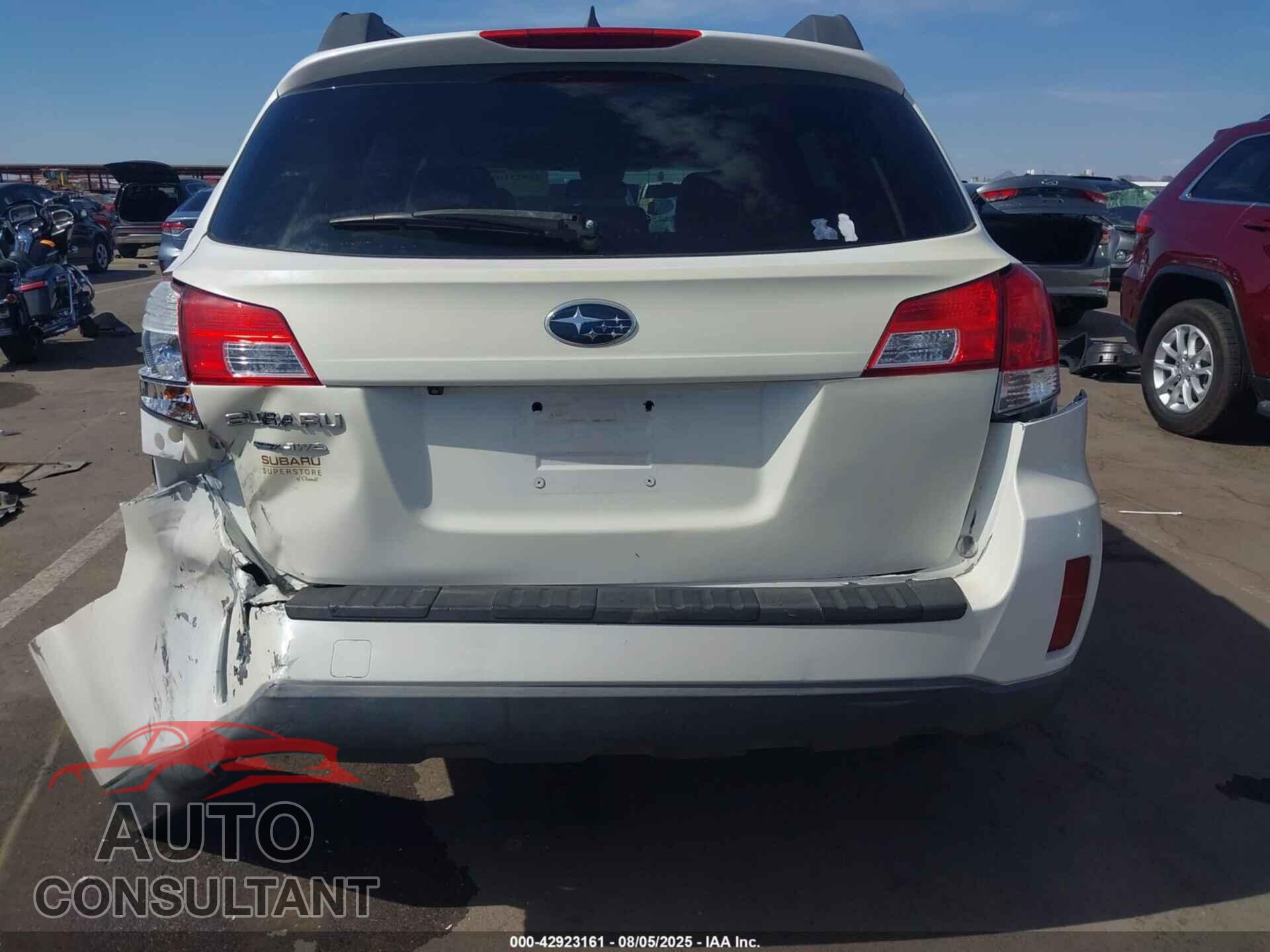 SUBARU OUTBACK 2012 - 4S4BRBLC7C3263195