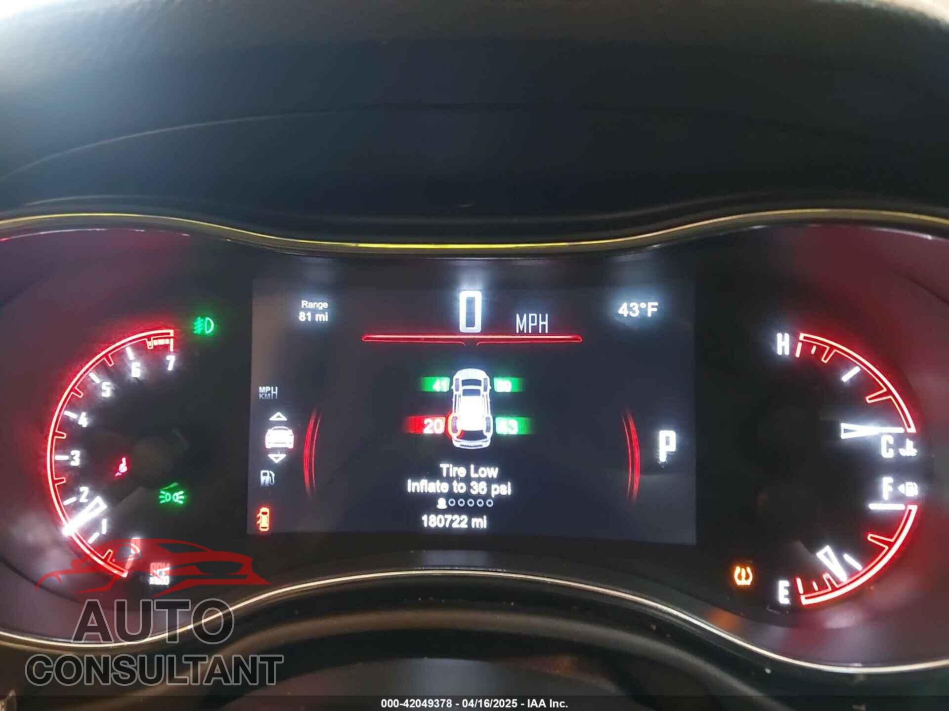DODGE DURANGO 2014 - 1C4RDJDG3EC585803