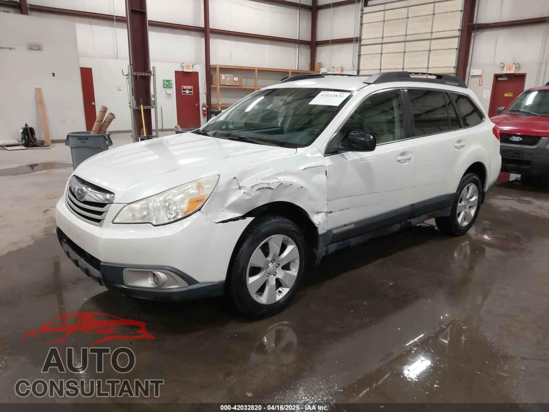 SUBARU OUTBACK 2011 - 4S4BRBCC2B3442565
