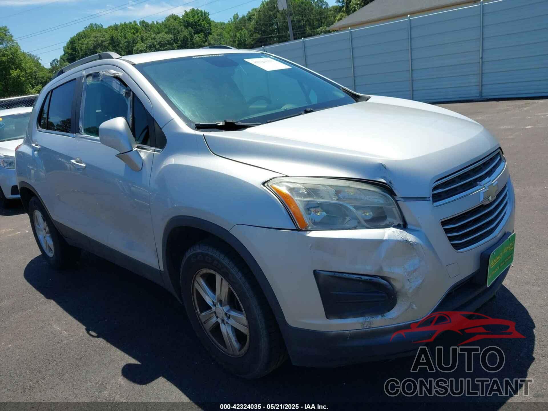 CHEVROLET TRAX 2016 - 3GNCJPSB9GL258488