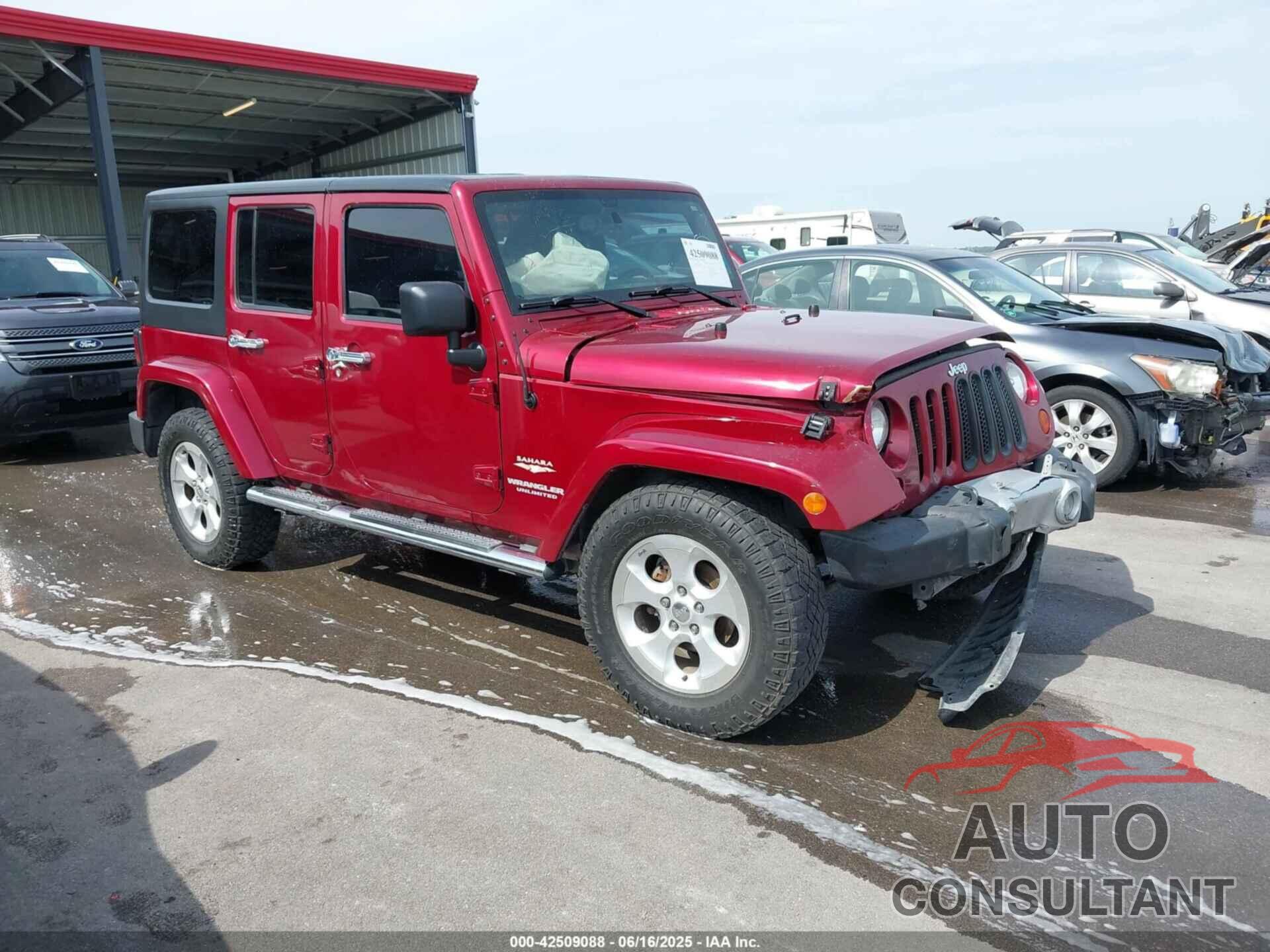 JEEP WRANGLER UNLIMITED 2013 - 1C4BJWEG4DL603407