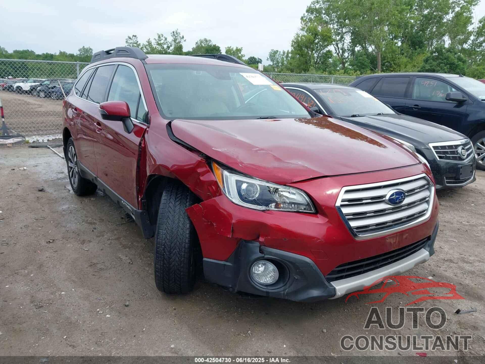 SUBARU OUTBACK 2017 - 4S4BSANC2H3327338