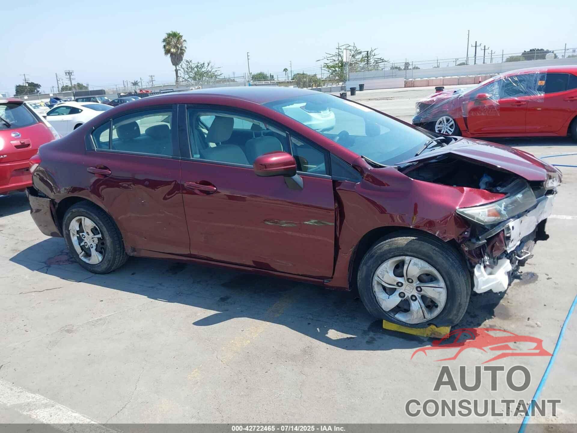 HONDA CIVIC 2015 - 19XFB2F52FE708012
