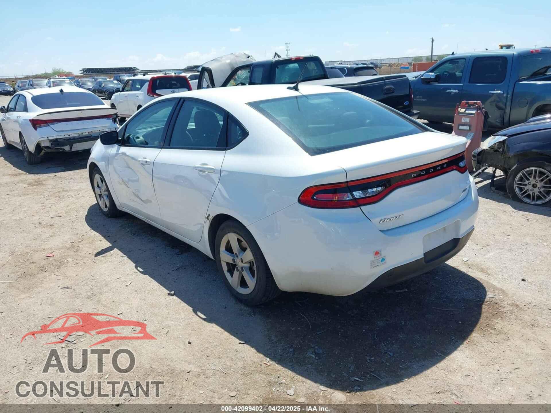 DODGE DART 2015 - 1C3CDFBB4FD152825