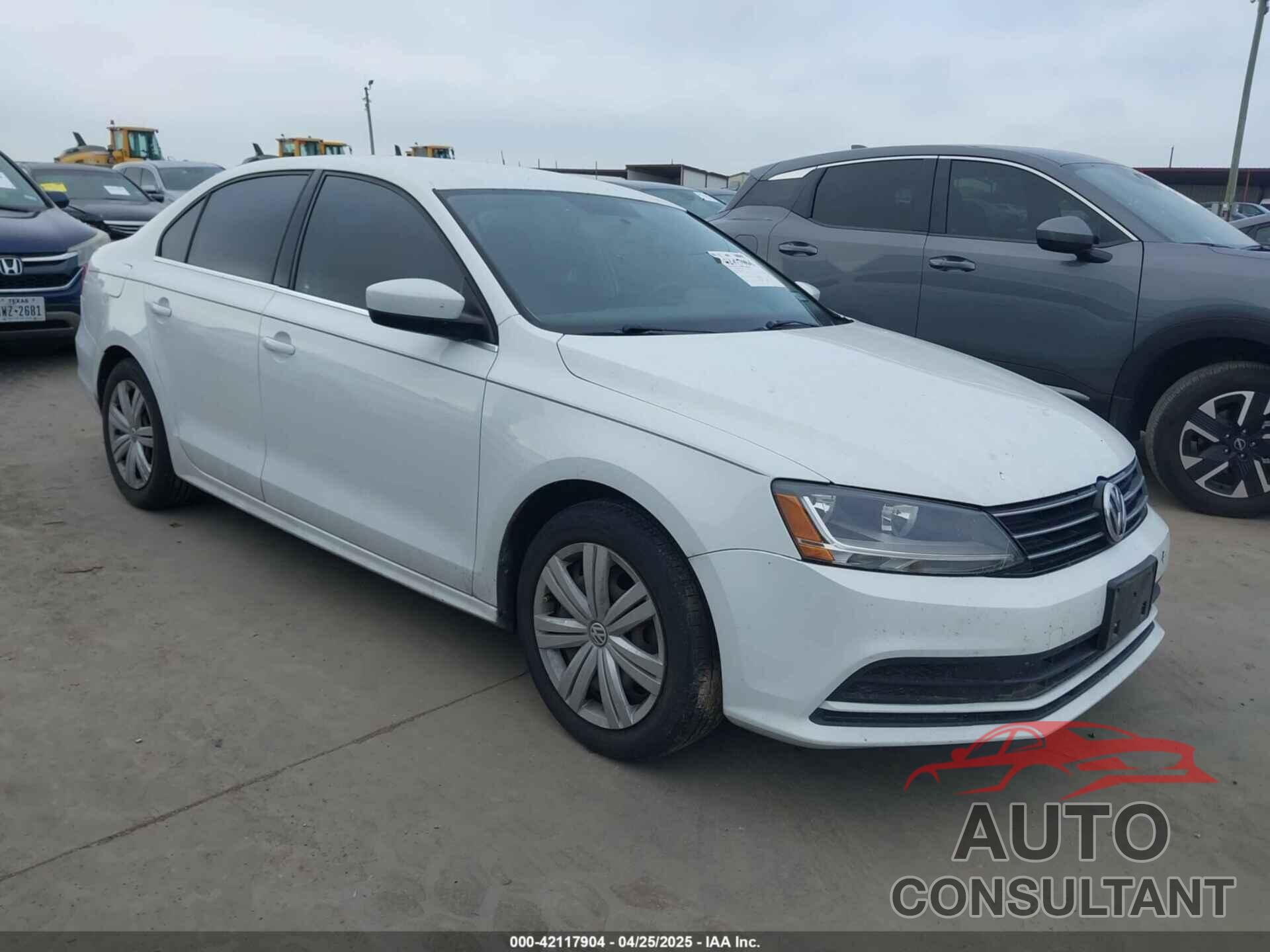 VOLKSWAGEN JETTA 2017 - 3VW2B7AJ2HM250512