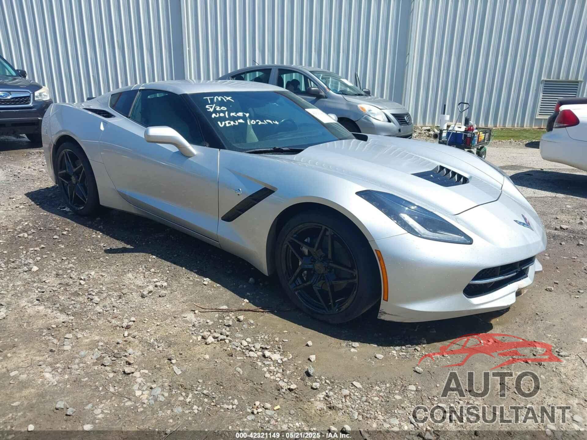 CHEVROLET CORVETTE 2018 - 1G1YB2D73J5102194