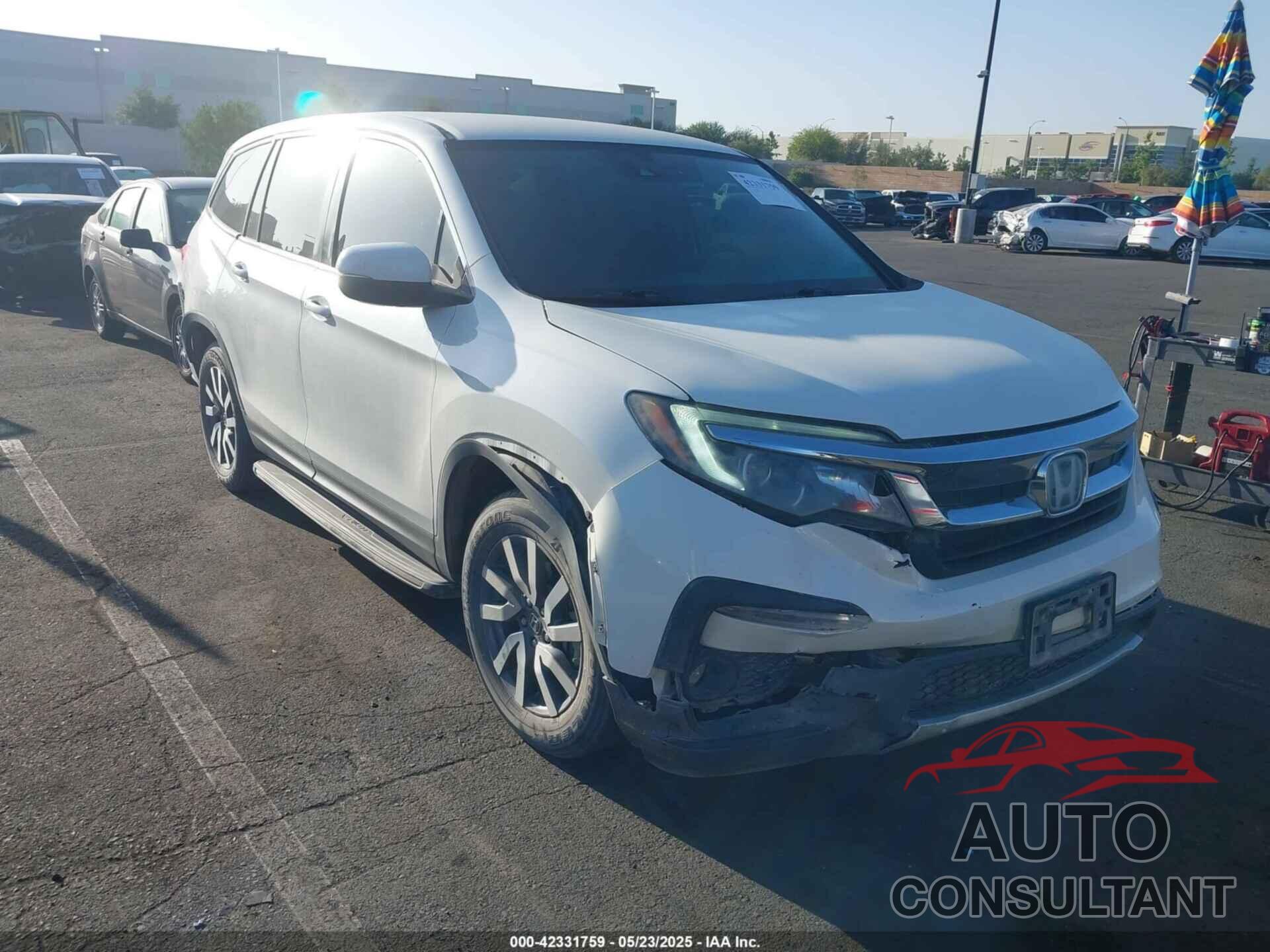 HONDA PILOT 2019 - 5FNYF6H39KB036213