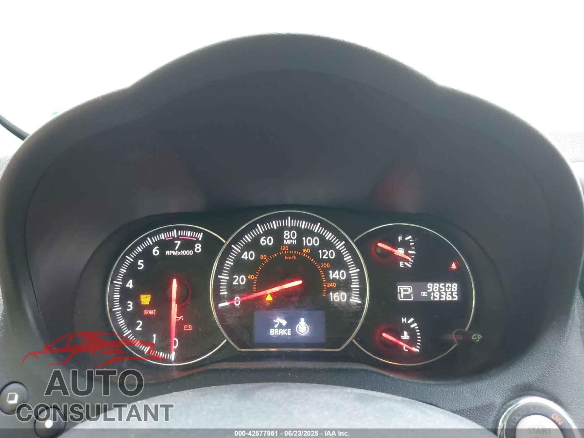 NISSAN MAXIMA 2012 - 1N4AA5AP1CC809218
