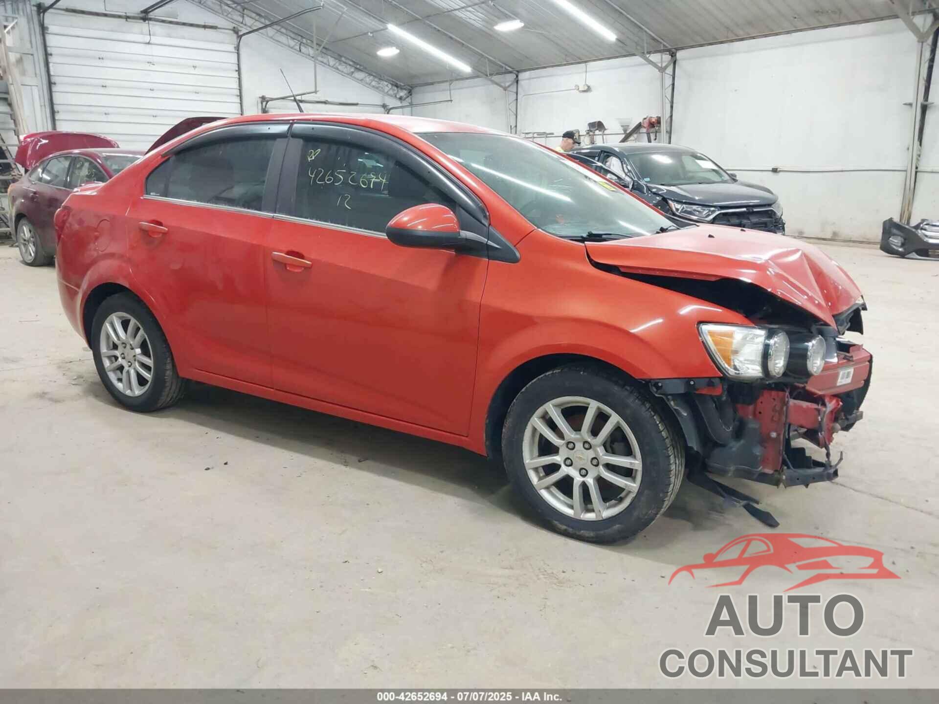 CHEVROLET SONIC 2012 - 1G1JC5SH6C4132679