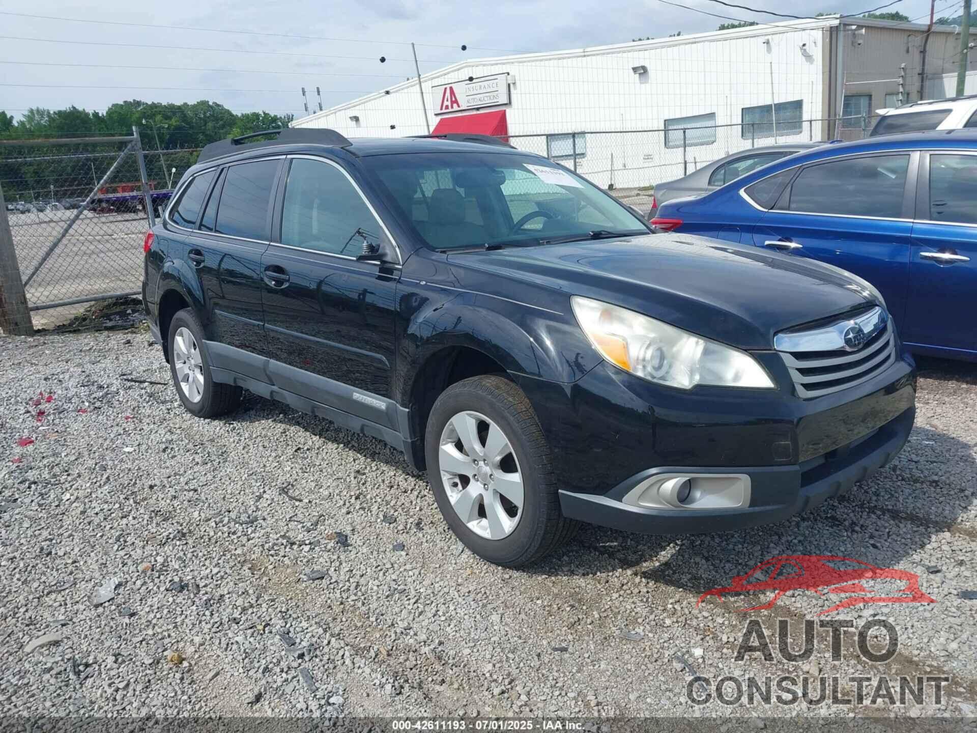 SUBARU OUTBACK 2012 - 4S4BRCGC3C3222143