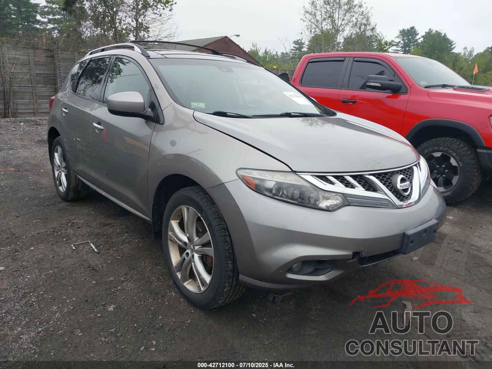 NISSAN MURANO 2011 - JN8AZ1MW6BW165764
