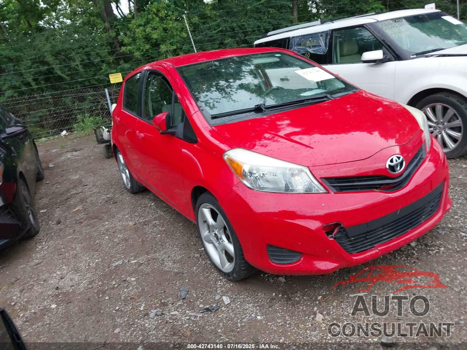TOYOTA YARIS 2014 - JTDKTUD38ED596471