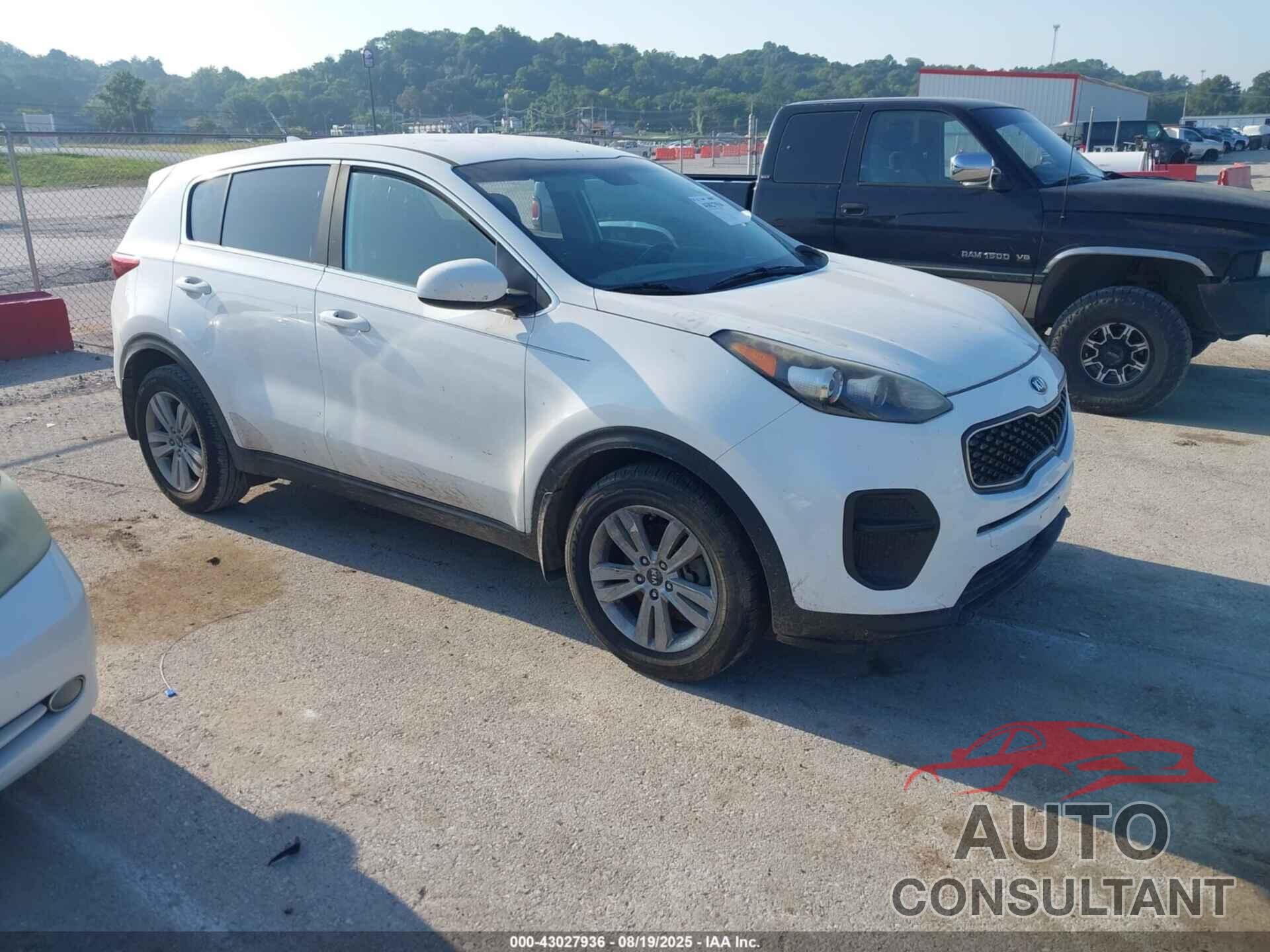KIA SPORTAGE 2017 - KNDPM3AC9H7300197
