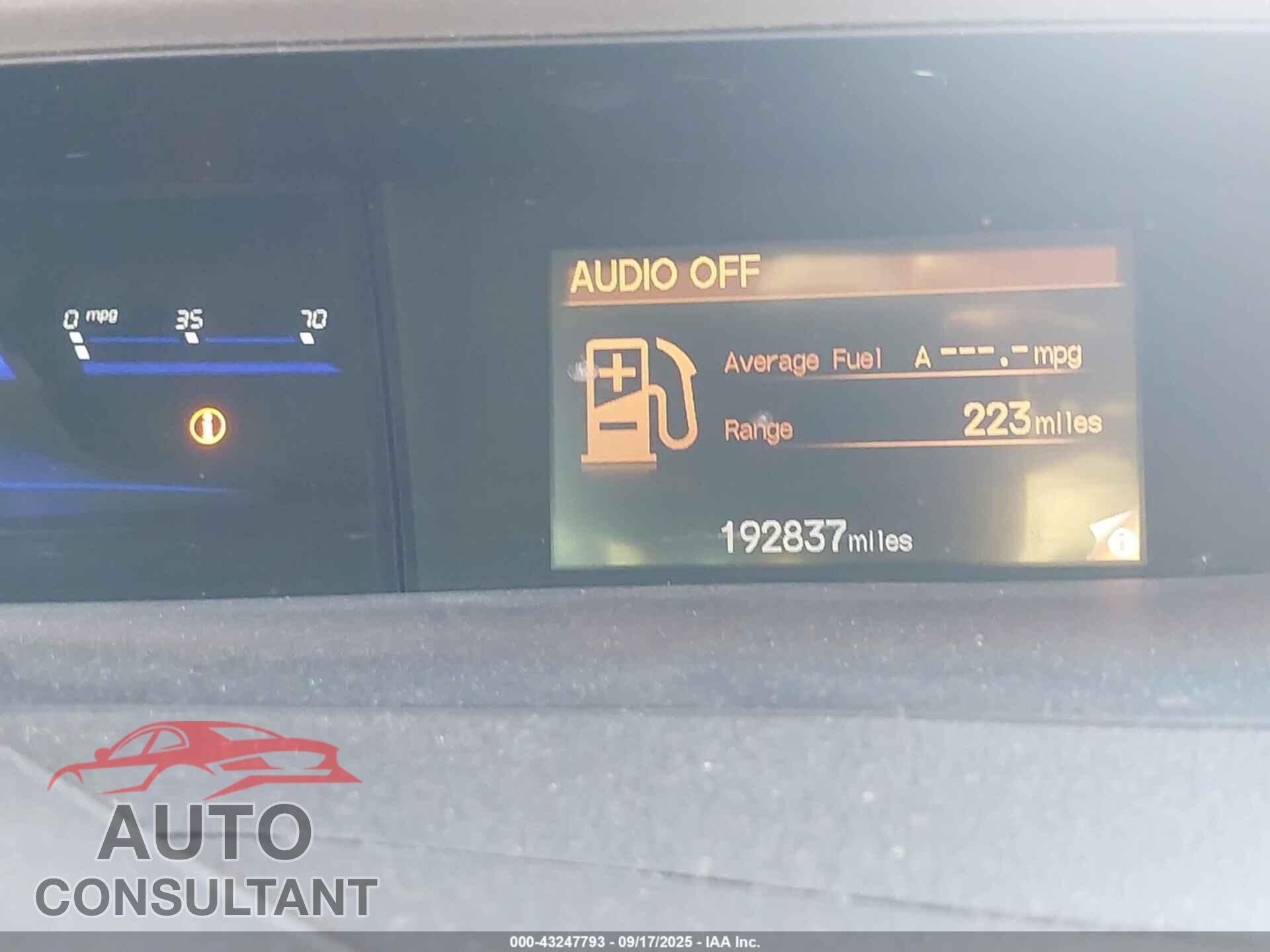 HONDA CIVIC 2012 - 2HGFB2F56CH572016