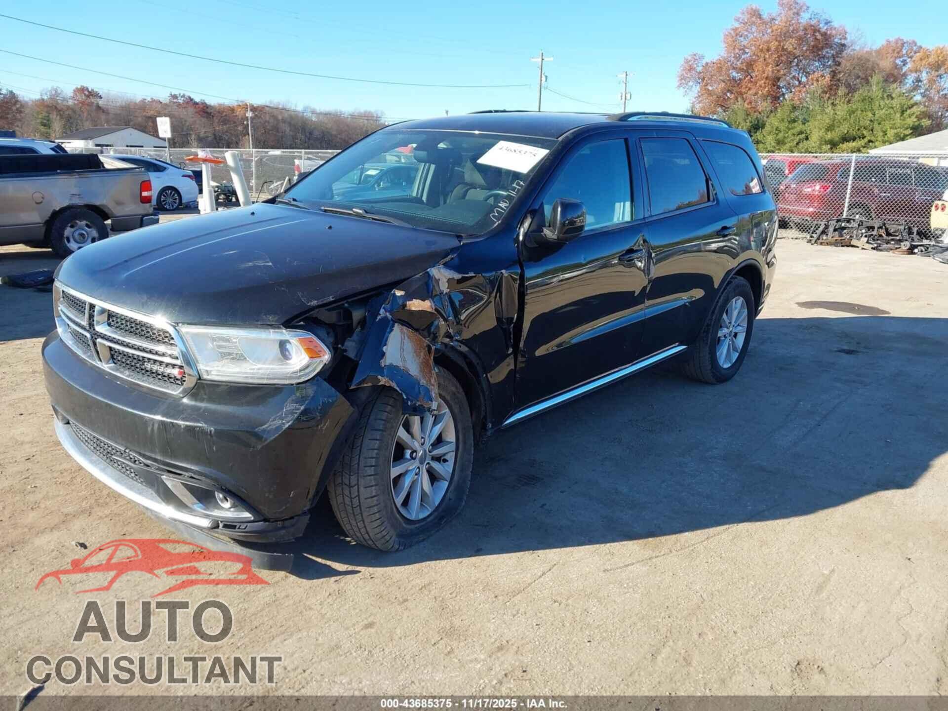 DODGE DURANGO 2015 - 1C4RDJAG3FC128446