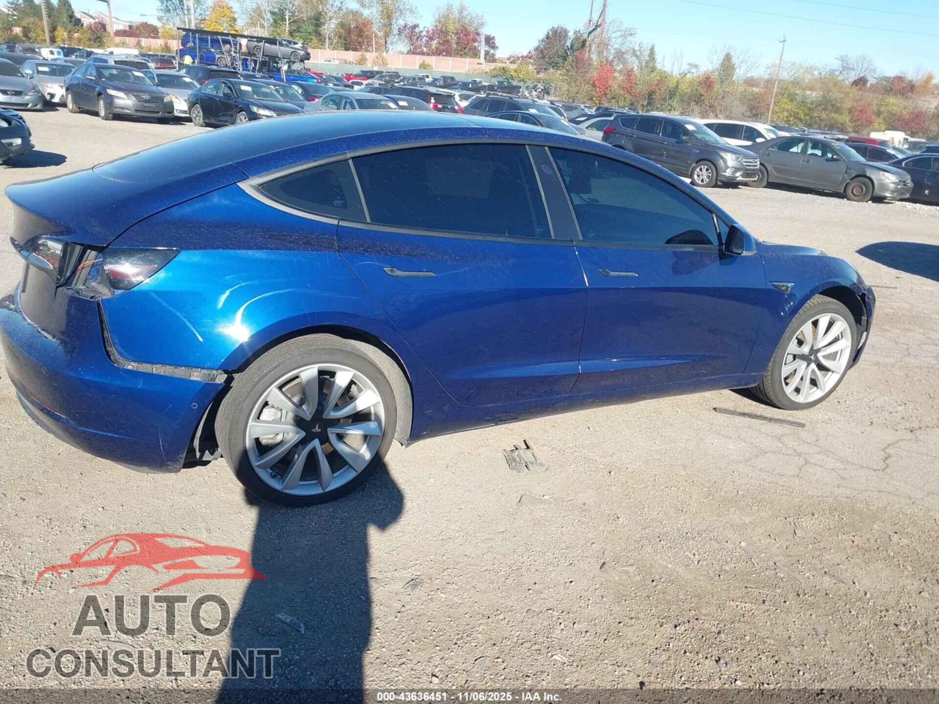 TESLA MODEL 3 2019 - 5YJ3E1EA7KF417366