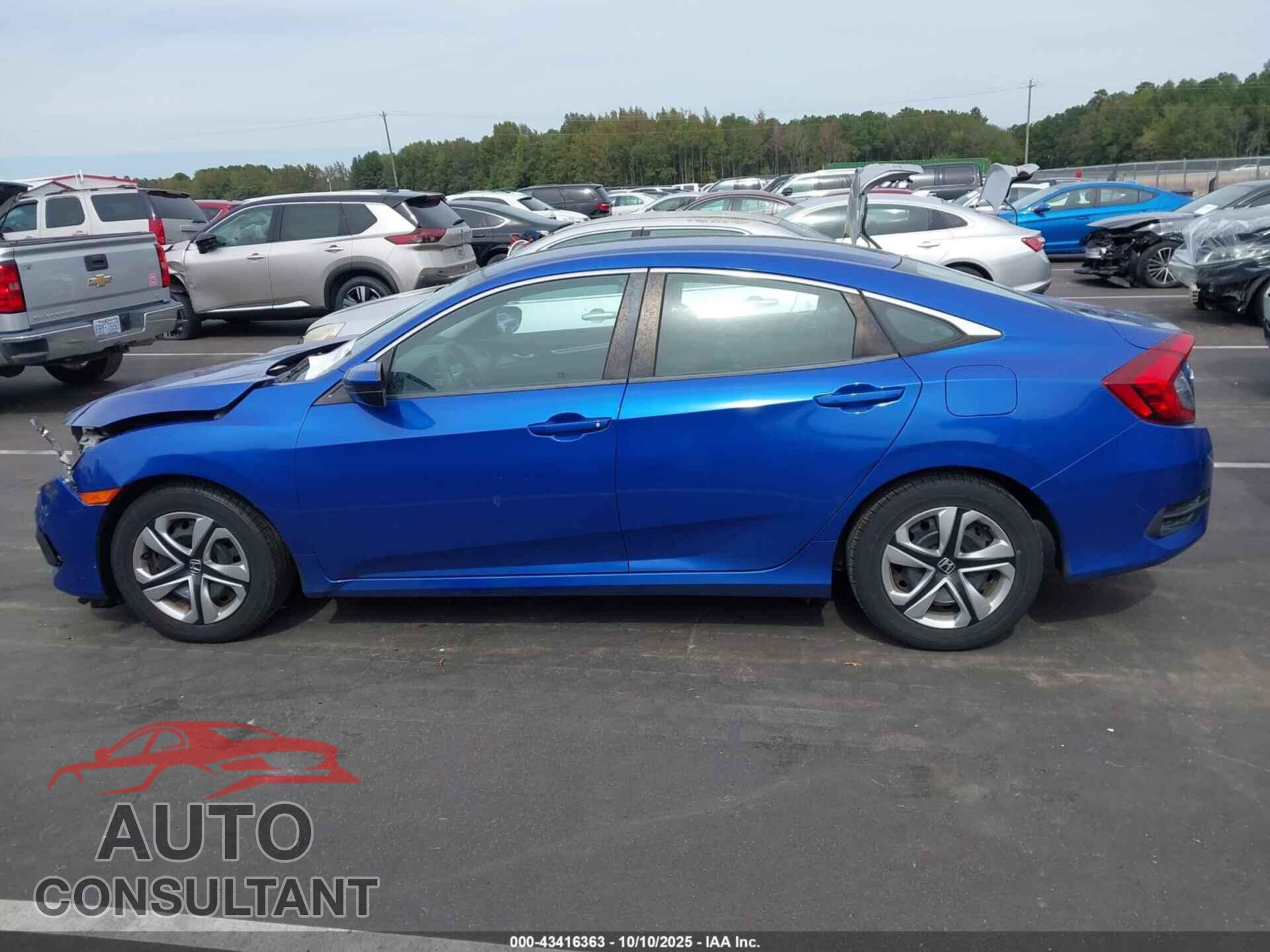 HONDA CIVIC 2017 - 2HGFC2F54HH574044