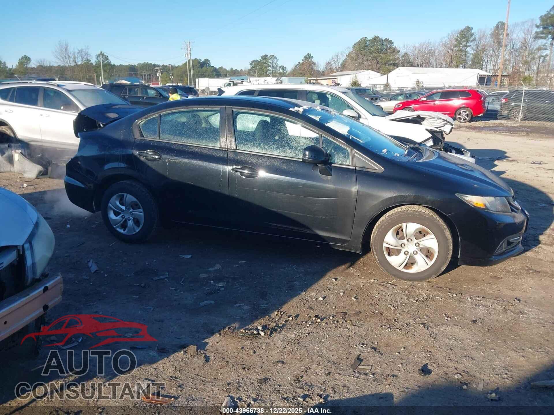 HONDA CIVIC 2013 - 2HGFB2F51DH565265