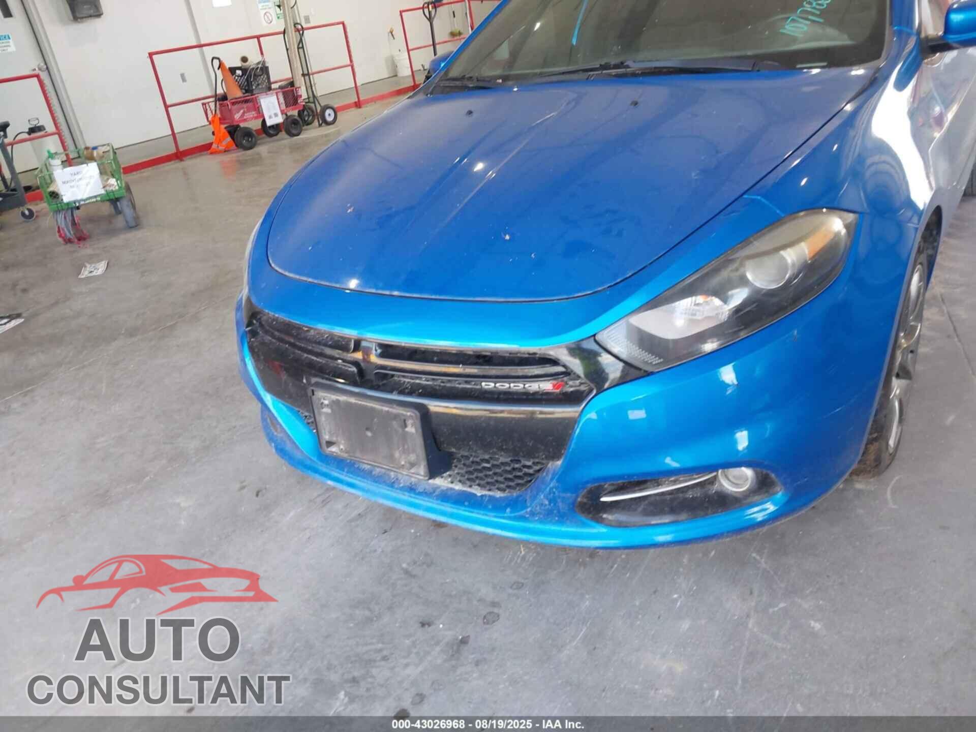 DODGE DART 2015 - 1C3CDFBBXFD242643
