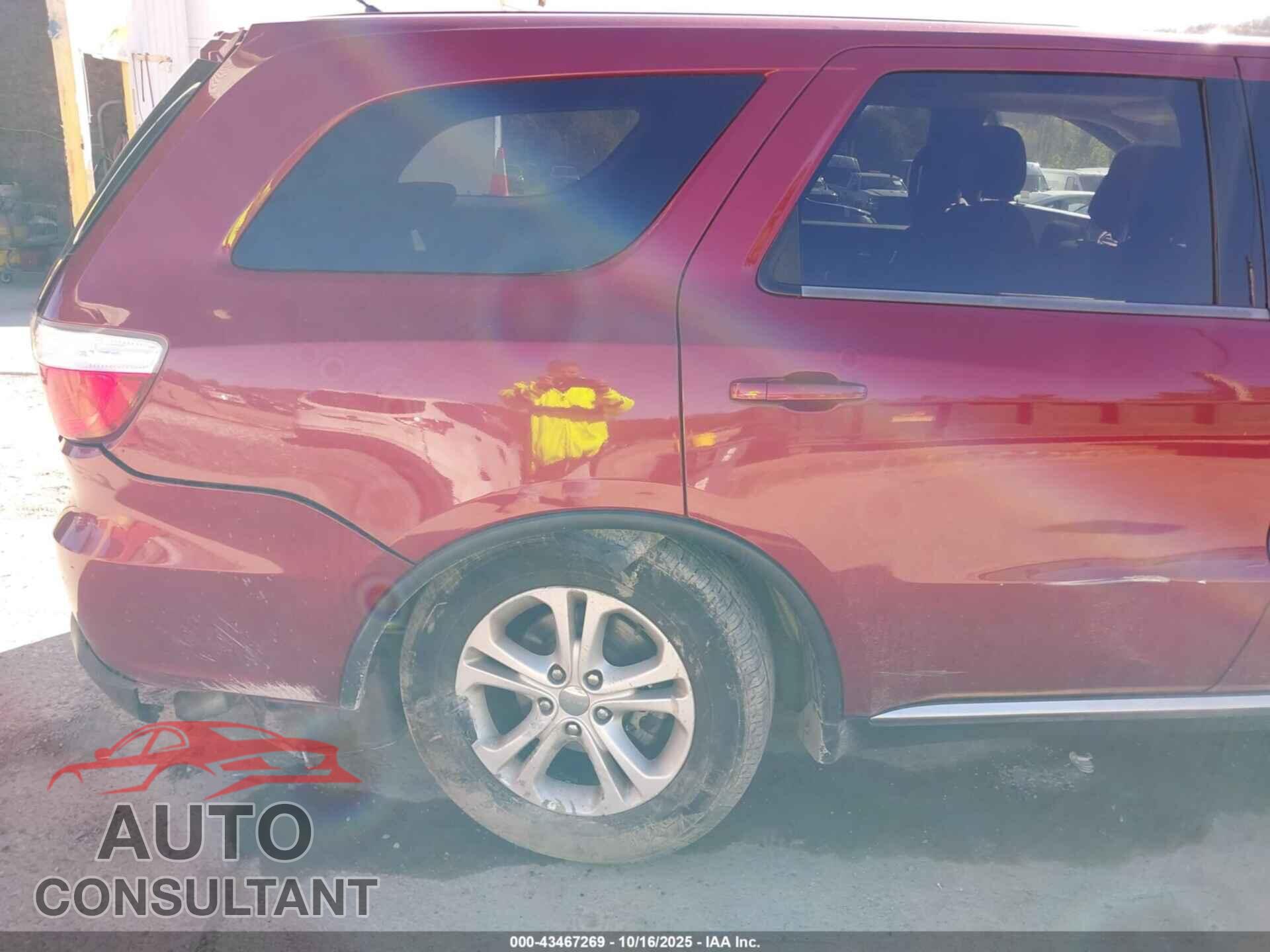 DODGE DURANGO 2013 - 1C4RDJAG4DC608637