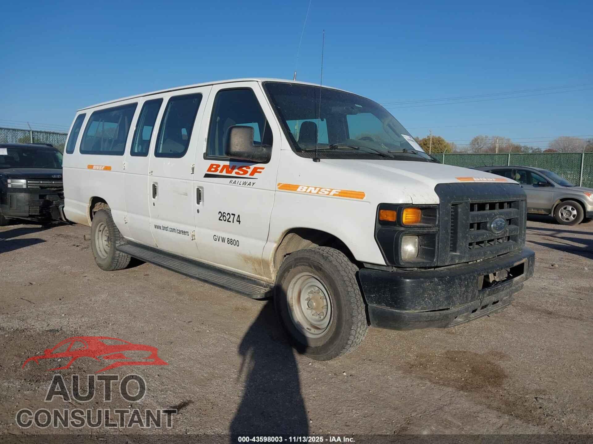 FORD E-350 SUPER DUTY 2013 - 1FBSS3BL8DDB09109