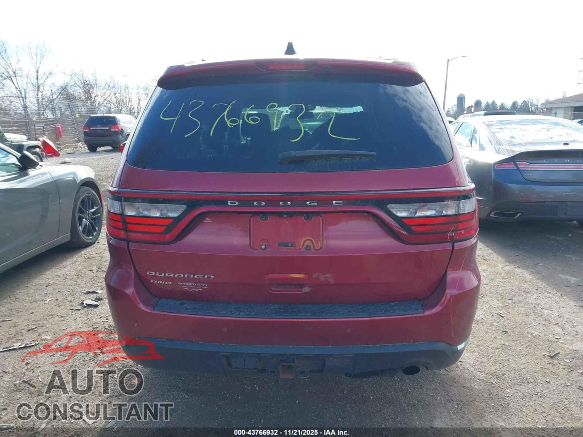 DODGE DURANGO 2014 - 1C4RDJAG3EC349589